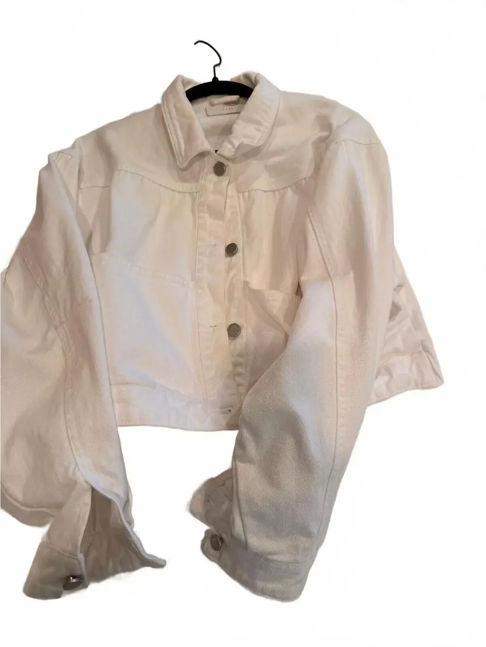 BlankNYC White Denim Jacket XL